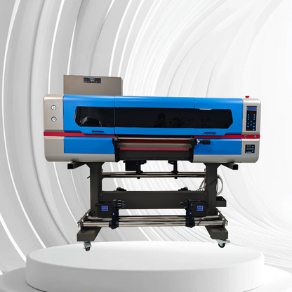 Yintai uv dtf printer with laminator all in one 30cm 60cm 2 in 1 4 head roll to roll uv dtf printer for ab film