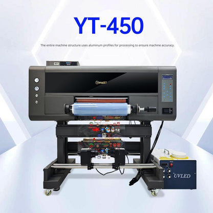 Yintai A2 uv dtf printer with laminator Roll to Roll UV DTF Printing Printer Wholesale Price 2 in 1 Combo Set UV DTF Printer