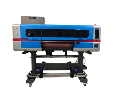 Yintai uv dtf printer with laminator all in one 30cm 60cm 2 in 1 4 head roll to roll uv dtf printer for ab film